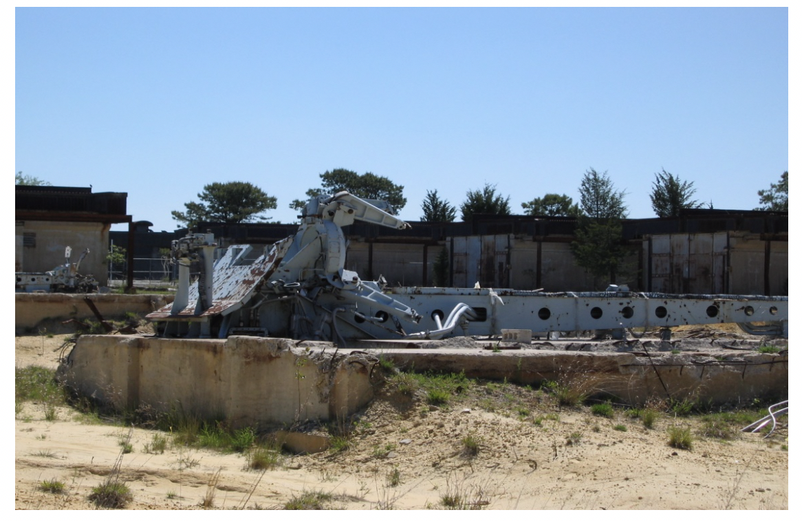 Figure 4 – The contaminated BOMARC Missile site during remediation. (Source: NJ DEP)