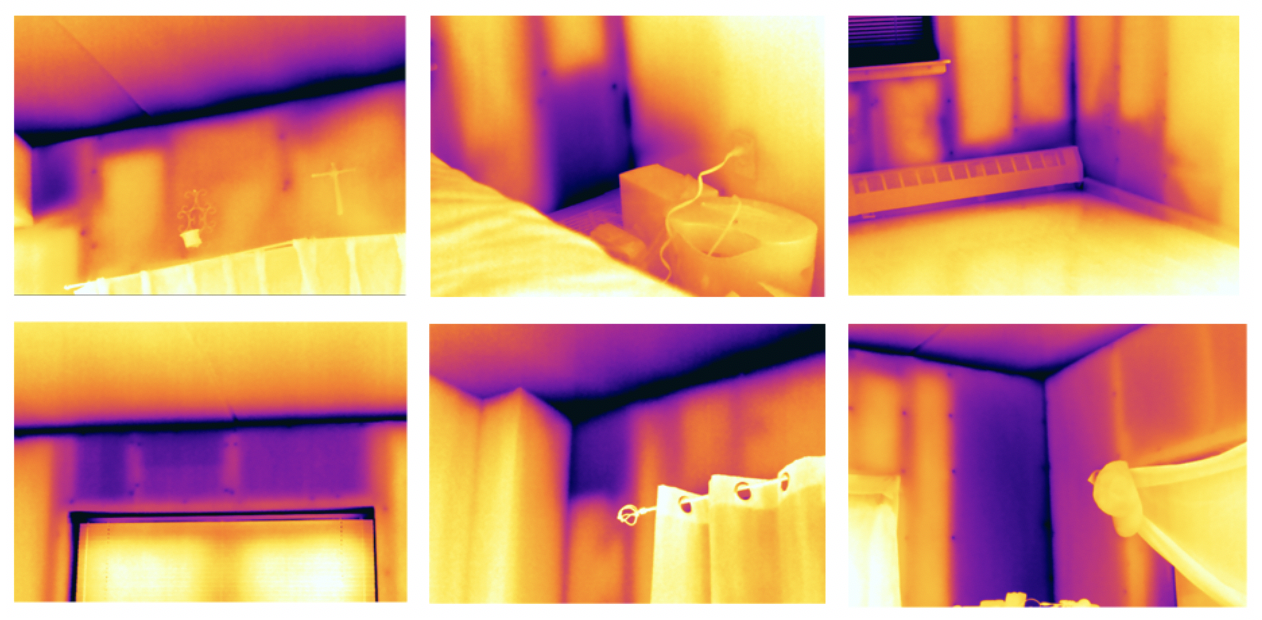 Figure 3 – Infrared imaging showing improperly installed or damaged insulation. (Source: Rutgers Center for Green Building).