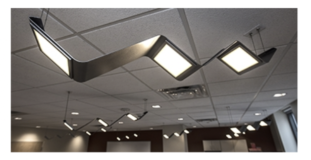 Figure 1. OLED Office Lighting (Source: US DOE Solid-State Lighting Program)