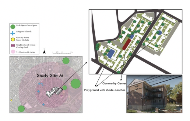 Fig 2 – Study Site M and its Surroundings ((NJGIN), 2016; Maps, 2017)