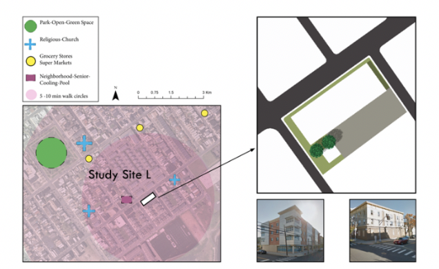 Fig 4 – Study Site L and its Surroundings (NJGIN), 2016; Maps, 2017).
