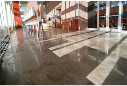 Figure 3 – Stained concrete floor (source: Rutgers Center for Green Building)