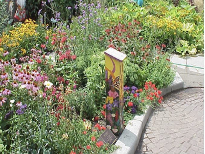 Figure 1: Butterfly gardens can be colorful additions to the site’s landscaping. (Source: Wilson’s Garden Center)